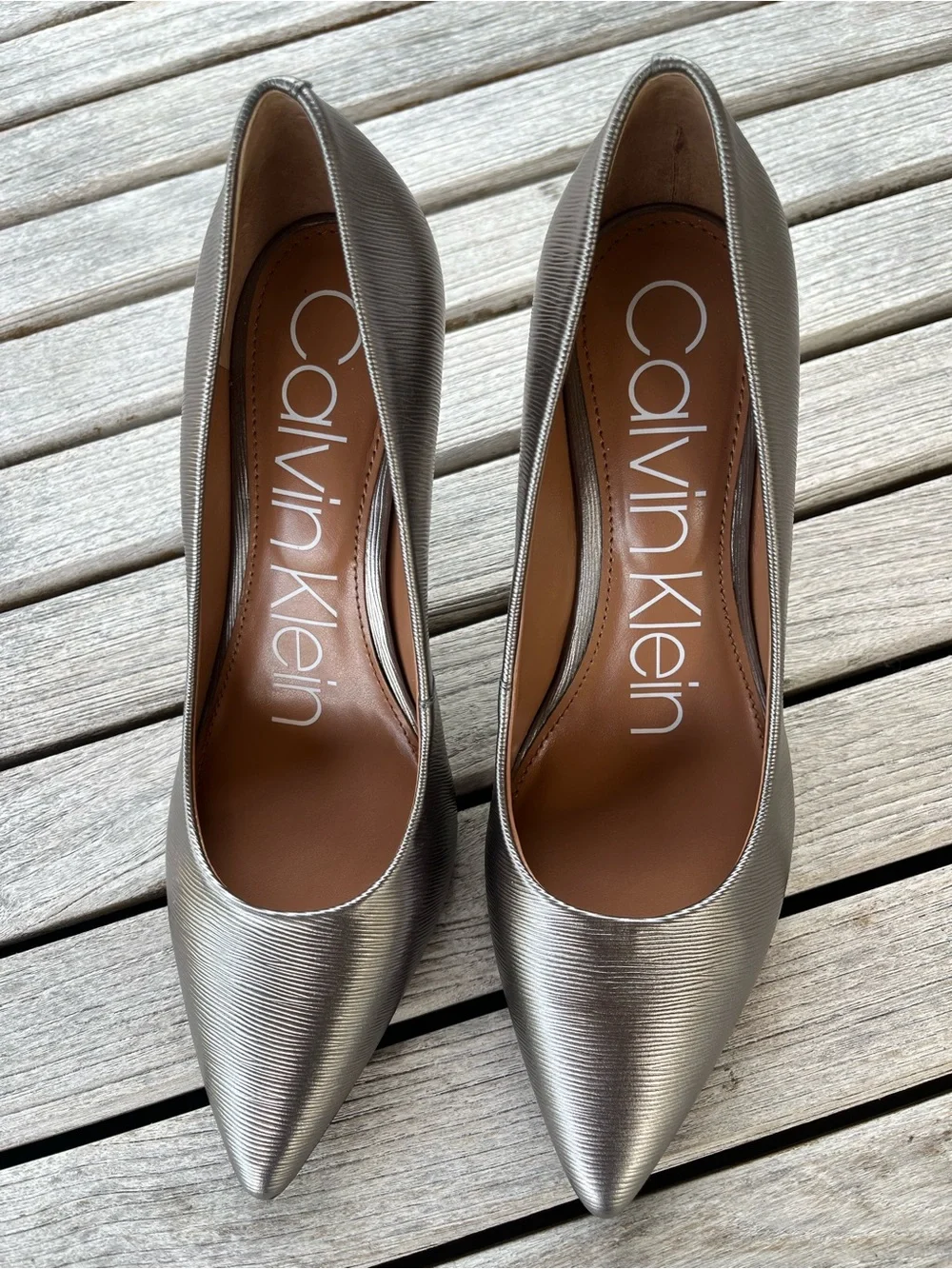 Calvin Klein Women's Gayle Classic Pointed Toe Stiletto Pumps Size 6 1/2